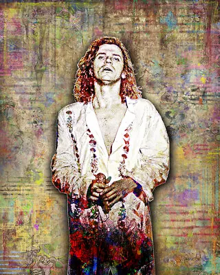 MICHAEL HUTCHENCE Of INXS Poster  INXS Colorful Tribute 8x10in Free Shipping • $16.99