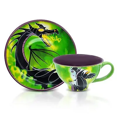 Disney Villains Maleficent Ceramic Teacup And Saucer Set • $23.99
