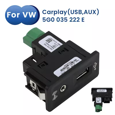 For VW GOLF OEM SEAT LEON 2013-2019 USB AUX Connector Port Instert 5G0035222E • $40.45