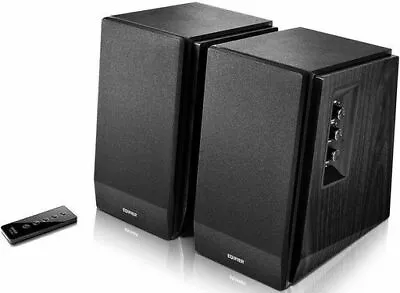 Edifier R1700BT Black Bluetooth Bookshelf Speakers  Bass Wireless Remote Gaming • $249