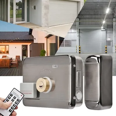 Electronic Door Lock Smart Remote Control Access System ID Card Double Head 12V • £43.12