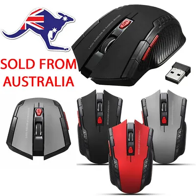 $9.98 • Buy Wireless Gaming Mouse Optical Mice 2.4GHz With 6D USB Receiver For Laptop PC