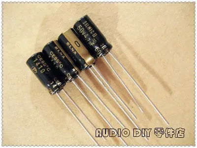 10pcs/100pcs ELNA Black Gold SILMIC II 4.7uF/50V Audio DIY Capacitor 5x11mm • $3.05