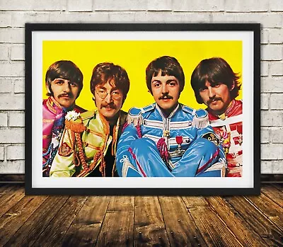 Beatles Sargent Pepper - High Quality Premium Poster Print • $39.95