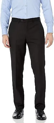 Adam Baker Men's Slim-Fit Flat-Front Dress Pants - Many Sizes & Colors • $27.97