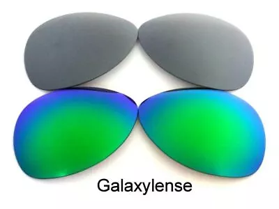 Galaxy Replacement Lenses For Oakley Crosshair New 2012 Green&Titanium Polarized • $10.78