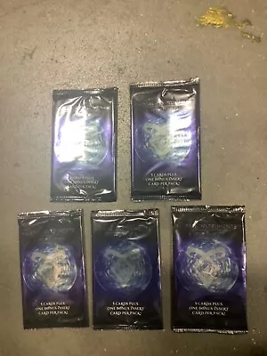 Lot Of 5 Unopened 2013 Leaf Mortal Instruments City Of Bones 6 Card Packs Bonus • $7.99