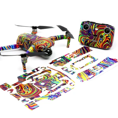 $47.50 • Buy Psychedelic Drone Skin Wrap Stickers Decal For DJI Mavic Air 2