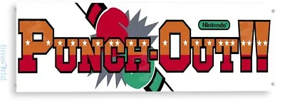 Punch-Out Arcade Sign Classic Arcade Game Marquee Game Room Tin Sign A581 • $8.45