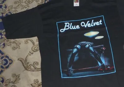 (L) Original BLUE VELVET Promo DAVID LYNCH T-Shirt UNWORN Fruit Of The Loom • £260.45