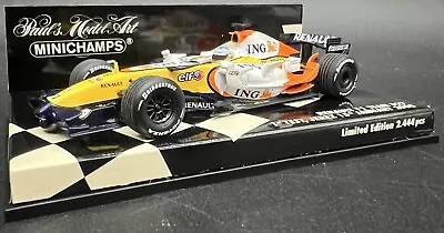 Minichamps 1/43 - Renault F1 Team R27 1st Test Jerez 2008 F. Alonso - 400080105 • $112.49
