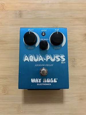 Way Huge Electronics WHE701 Aqua Puss Analog Delay Guitar Pedal • $114.99