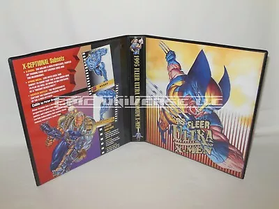 Custom Made Fleer 1995 Ultra X-Men Chromium Trading Card Binder Graphic Inserts • $19.51