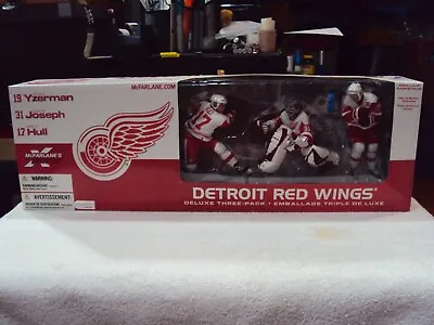 McFarlane Detroit Red Wings Red Variant YZERMANJOSEPHHULL New MIB W/Free Ship • $69.99