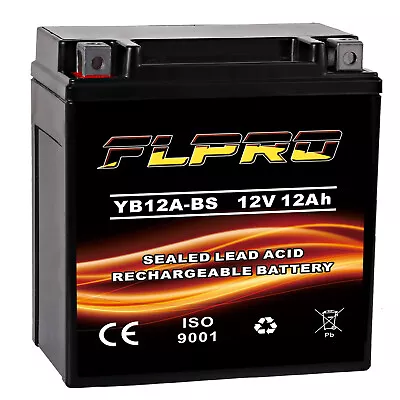 YB12A-BS YB12A-BS YB12A-A YB12A-B 12V 12Ah Battery For Honda Kawasaki Yamaha • $43.95