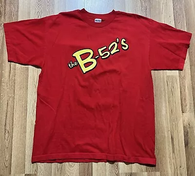 Vintage The B-52s Rock Band Tour T-Shirt 90s Size XL USA Band Tee Rock • $70