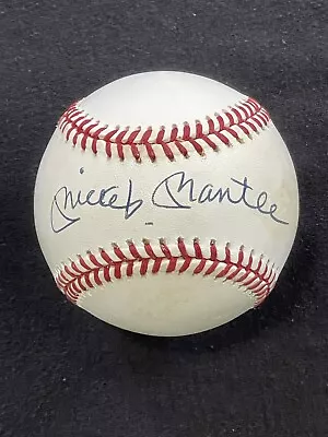 Mickey Mantle Upper Deck Signed Official A.L. Baseball With COA - NO BOX/BAG • $599.99