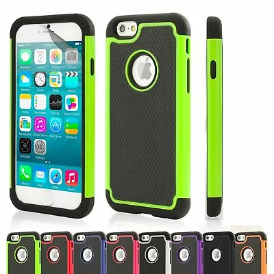 NEW Dual Layer SHOCK PROOF CASE COVER FOR APPLE IPhone 5 5S • £3.99