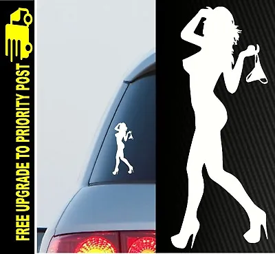 $6.80 • Buy SEXY GIRL Car Ute PANTY DROPPER 4x4 4wd Accessories Sticker Funny Jdm Decal