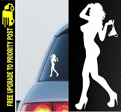 SEXY GIRL Car Ute PANTY DROPPER 4x4 4wd Accessories Sticker Funny Jdm Decal • $7.99