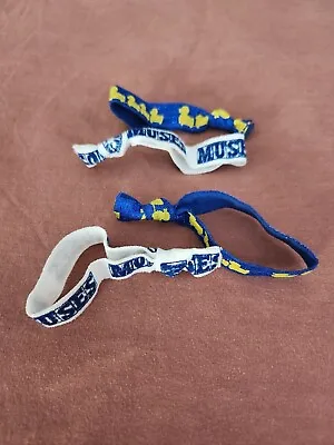 New Orleans Mardi Gras Krewe Of Muses Set Of Two Elastic Hair Ties/Bracelets • $3.99