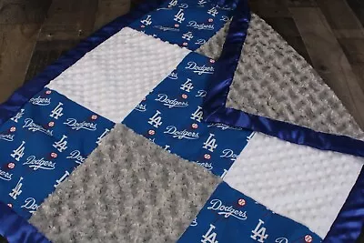 Dodgers Receiving Blanket. Nursery Blanket . Dodgers Blanket. • $46.99