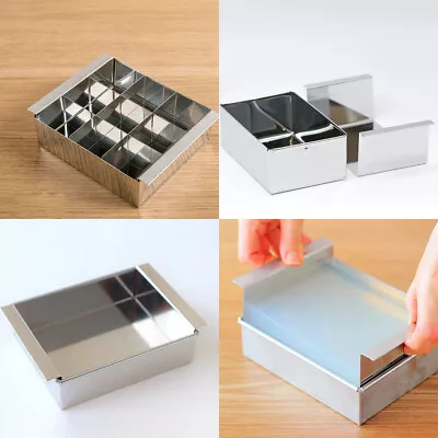 Japanese Wagashi Namagashi Dessert Mold Stainless Steel Square Tofu Making Tools • $111.99