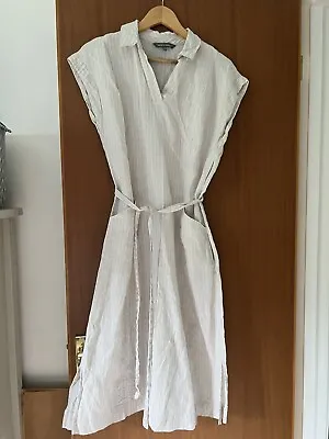 £8 • Buy Laura Ashley Dress 12 Linen