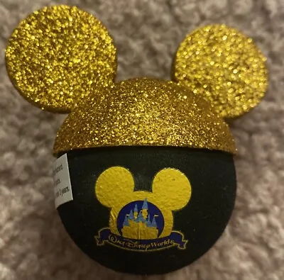 Walt Disney World Mickey Mouse Gold Glitter Ears Car Antenna Topper • $8.99