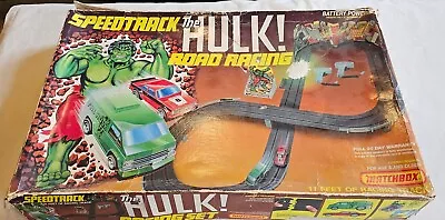 VTG Matchbox Speedtrack THE HULK Race And Chase Set 1979 AS IS • $149.95