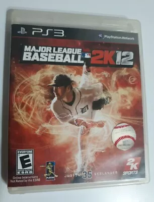 ⚾️PS3-Major League Baseball 2K12 (Sony PlayStation 3 2012) EXCELLENT CONDITION  • $6.97