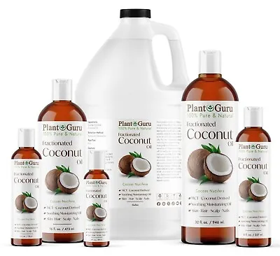 Fractionated Coconut Oil 100% Pure Carrier For Essential Oils Skin Hair Massage • $52.40