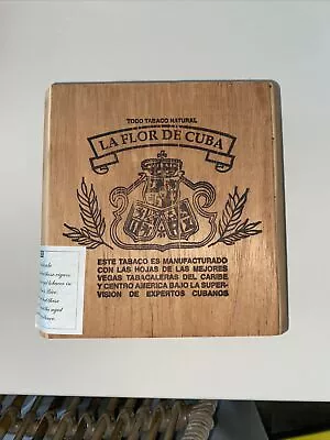 CIGAR BOX. La Flor De Cuba - Habana - Used Box - Empty. Wooden Wood • $29.97