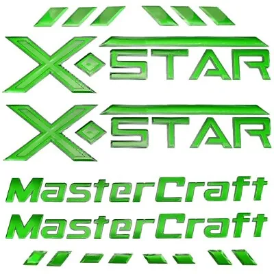 MasterCraft Boat Raised Decal Kit 7501590 | 2013 X Star Green • $748.79