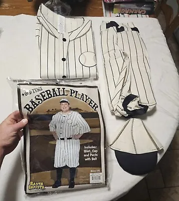 XXL Old Tyme Baseball Player Uniform Mens Adult Costume NEW Retail Packaging 2xl • $30