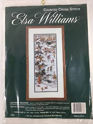 Elsa Williams Saturday Skaters Counted Cross Stitch Kit #02078 NEW SEALED • $19.99