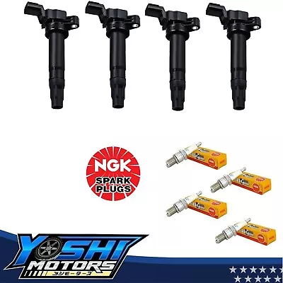 For Saab 9-3 2004-2011 9-3X L4 2.0L 4x Ignition Coil & 4x NGK Spark Plug • $110.83