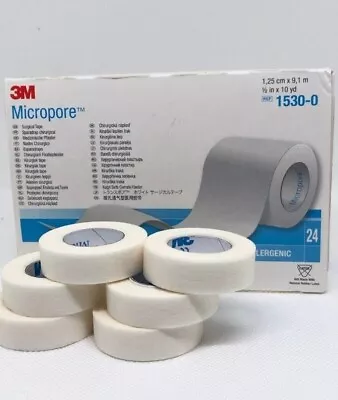 3M- Micropore Surgical Tape 1.25cm 2.5cm - Premium Quality - Eyelash Tape FAST • £29.99