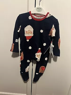 First Size Baby Grow Christmas Sleep Suit New With Tags Asda George • £8