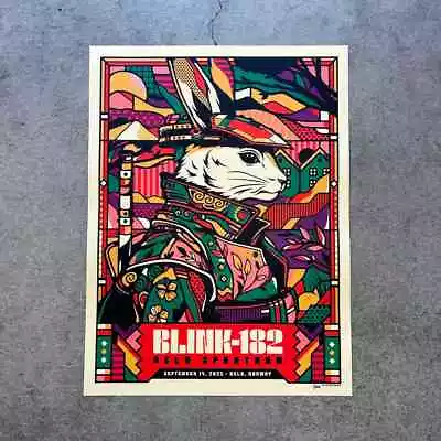 IN HAND Blink-182 Van Orton Oslo Norway /50 Artist Proof Edition Tour Poster • $130