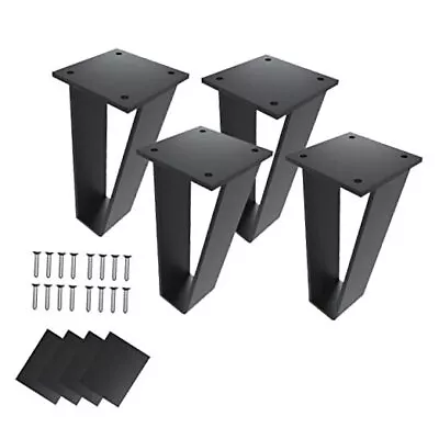6 Inch Metal Bench Legs Set Of 4| Triangle-Shape Heavy Duty Table Legs 6 Inch • $36.87