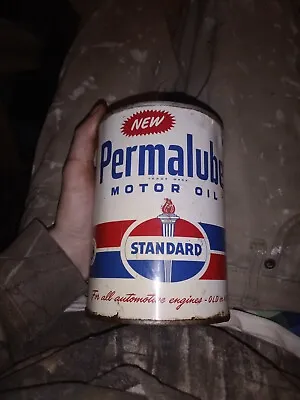 Vintage 1950s  Perma Lube Oil Can Good Condition Permalube • $35