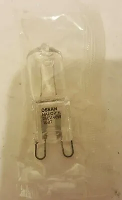 OSRAM 40W G9 CLEAR HALOGEN HALOPIN BULB 65940 400lm OVEN COOKER MICROWAVE LAMPS • £1.40