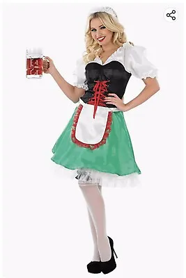 £12 • Buy Womens Fun Shack Sexy Oktoberfest Girl Fancy Dress Costume - Size Large