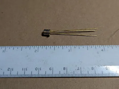 NOS GE 4JX10B1143 Transistor – NSN: 5961-00-930-7843 - Long Gold Leads • $9.95