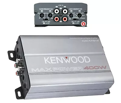 Kenwood KAC-M1814 400W Max Power MOSFET Compact 4-Channel Amplifier Class D -UC • $89