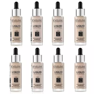 Eveline Liquid Control Foundation HD Mattifying Drops • £10.29