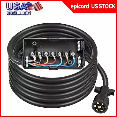 7 Way Trailer Plug Weatherproof Trailer Wiring Harness Heavy Duty Weatherproof • $27.99