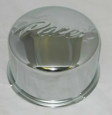 Pacer 4.25  Diameter Bore Chrome Short Wheel Rim Center Cap Push Thru 84hm • $39.95