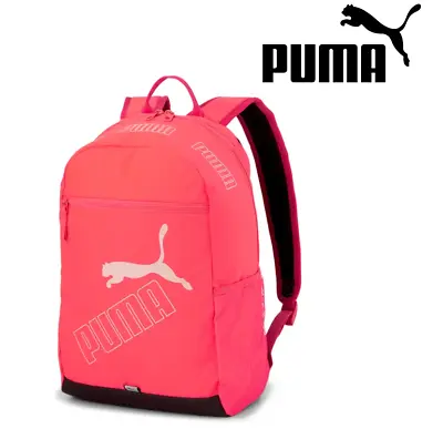 $39.95 • Buy Puma Backpack School Travel Bag With Zippers Pockets Gym Workout Hiking Bag